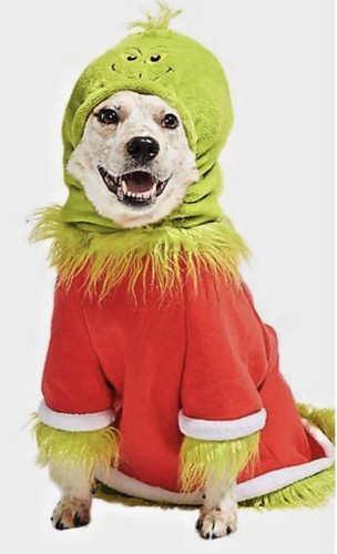 Dog bark box - dog, grinch