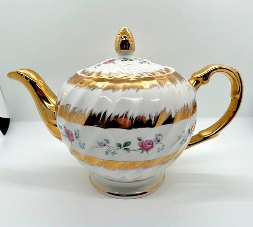 Vintage ellgreave teapot white - ellgreave,