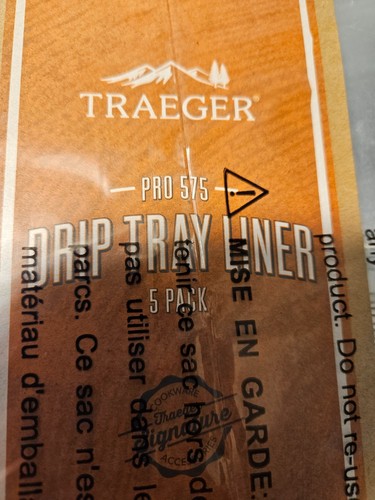Drip tray liner traeger - tray,