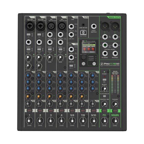 Mackie profx10go channel - profx10go, 10-channel