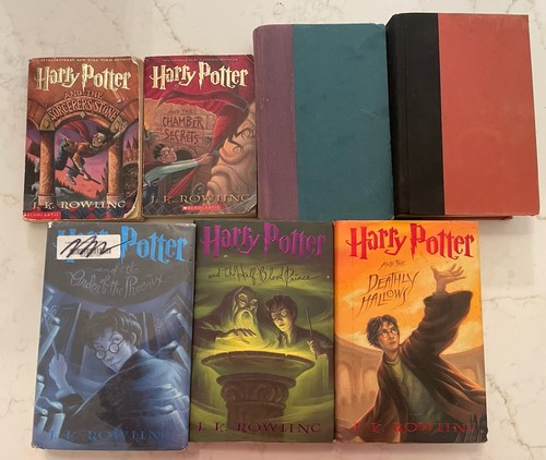 Harry potter book set lot - harry, 1-7