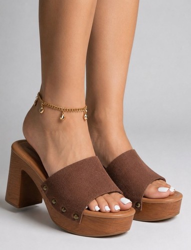 New women open toe studded - open,