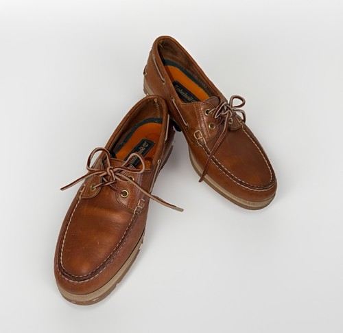 Timberland brown leather boat - timberland,