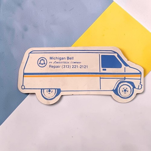 Vintage michigan bell magnet - bell,