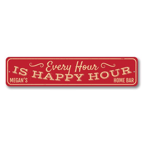 Personalized happy hour home - happy,
