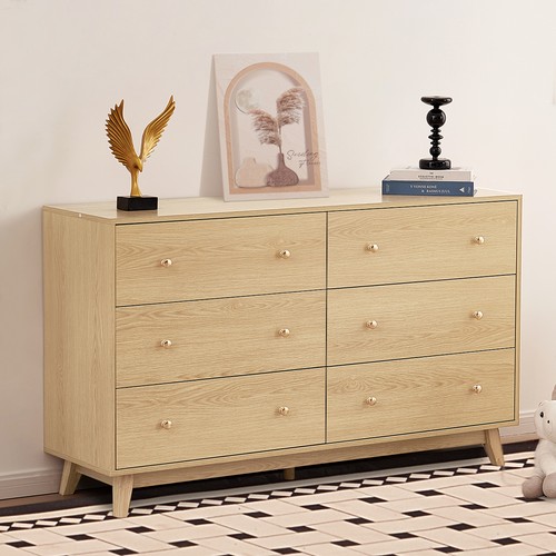 Uimoso wooden drawer chest - uimoso, 6-drawer