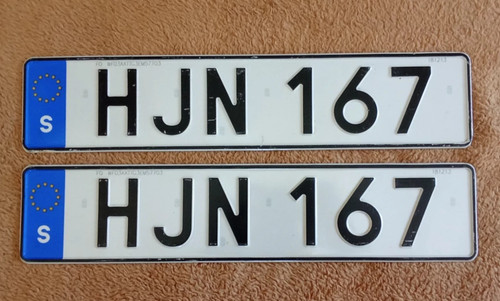 Sweden swedish pair plate - pair,