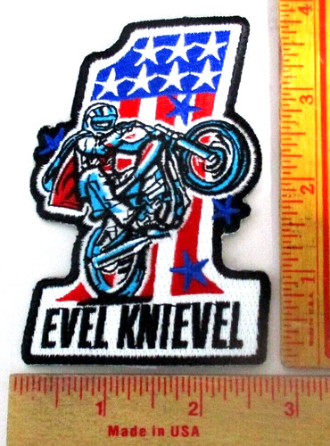 Evel knievel patch - evel,