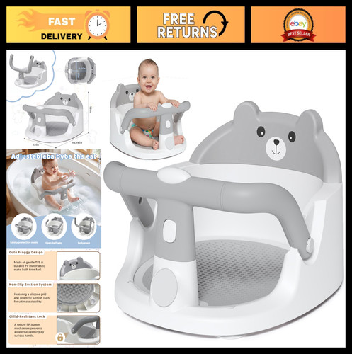 Non slip baby bath seat - non-slip,