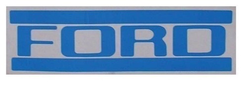 Blue tailgate letter - blue,