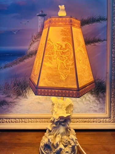 Cracker barrel angel lamp - cracker,