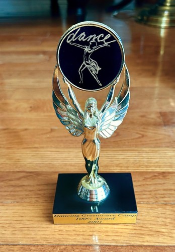 Vintage dance trophy 2001 - vintage,