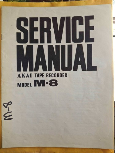 Akai model reel to - akai, m-8
