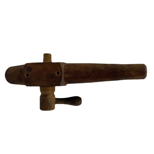 Vintage large 9 wooden - large,