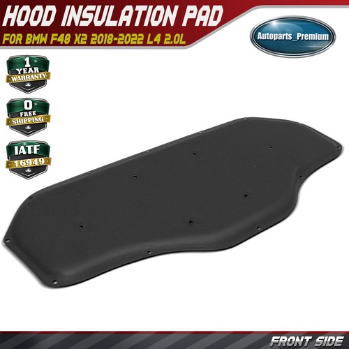 Front engine hood insulation - hood,
