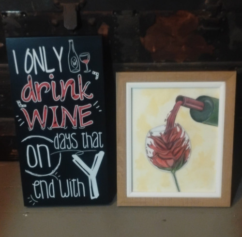Wine themed framed print - wine-themed,