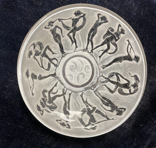 Vintage frosted glass - glass, nude