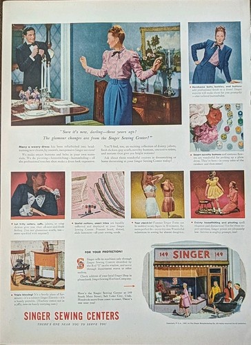 1947 vintage singer sewing