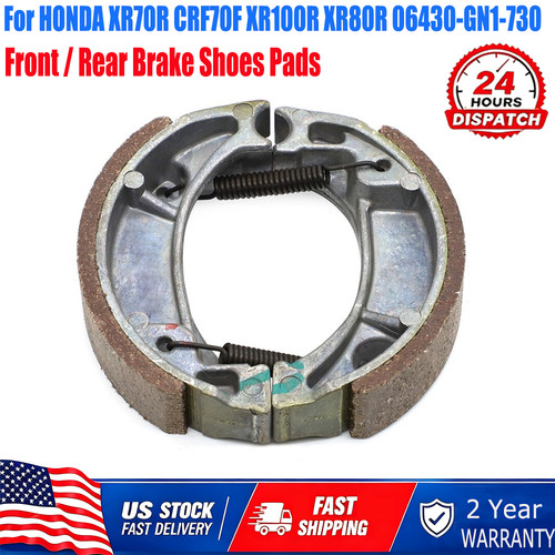Front rear brake - front, shoes