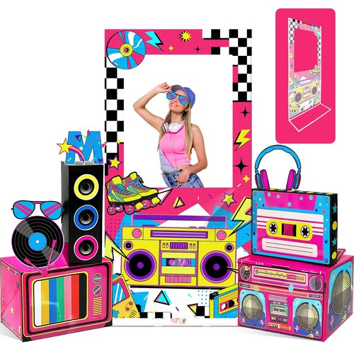 9pcs 80s 90s party - 80s, decorations