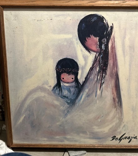 Ted degrazia original oil - ted,