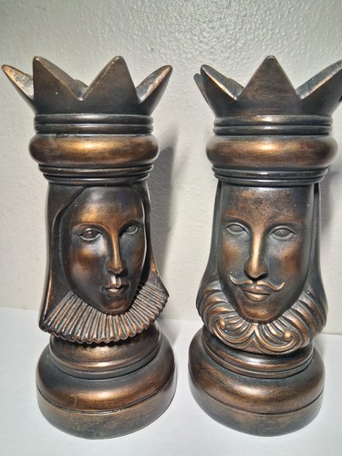 King queen chess piece - king,