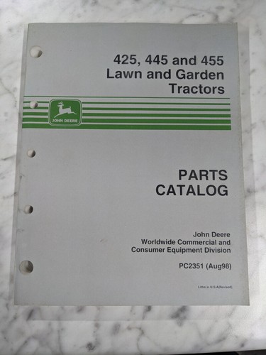 John deere service parts - deere,