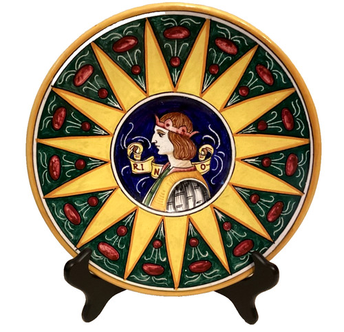 Mastro giorgio pottery plate - mastro,