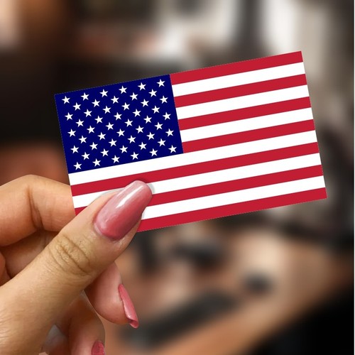 American flag usa sticker - usa,