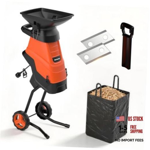 Amp electric wood - 15-amp, chipper