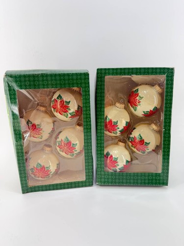 Holiday time glass ornaments - time,
