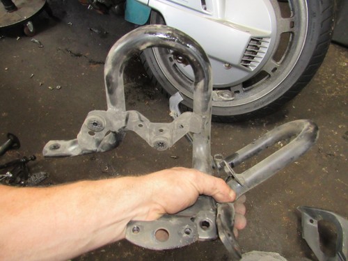 2010 honda nt700 crash - crash, bar