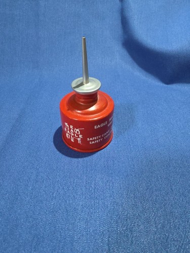 Rare vintage red eagle oil - red,