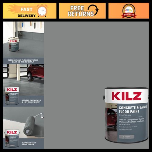Epoxy concrete garage floor - concrete,