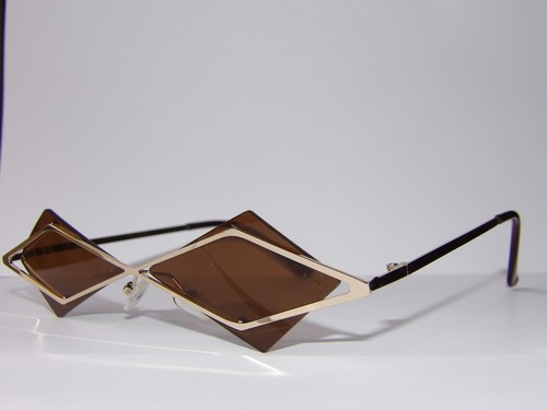 Brown lenses gold - &,