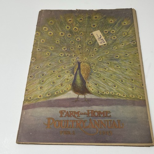 1913 farm and home poultry - &,