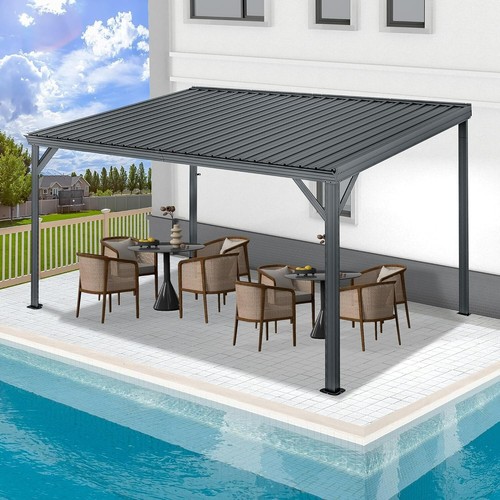 Domi 10x14ft lean gazebo - domi,