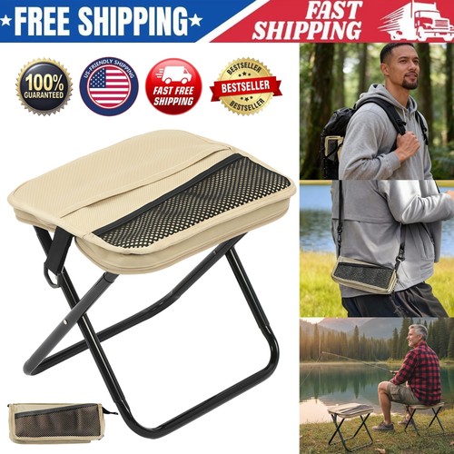 Small folding camping stool - camping,