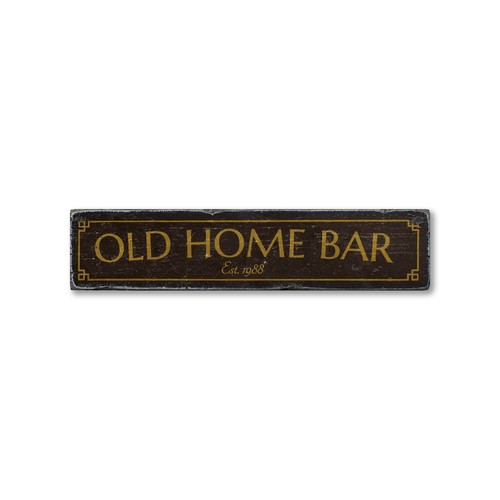 Custom old home bar est - bar,