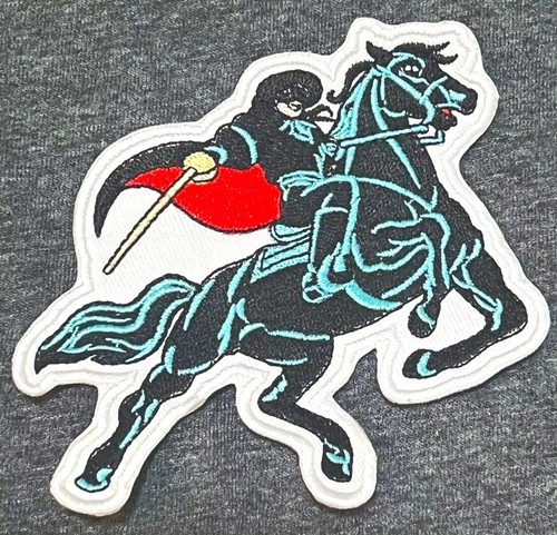 Zorro figure embroidered patch - figure,