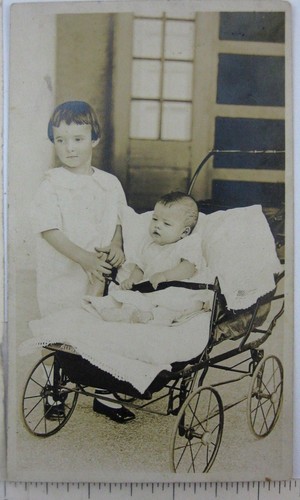 1910s girl child baby buggy - girl,
