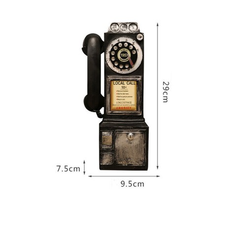 Vintage wall mounted pay - vintage, wall-mounted