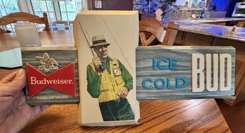 1968 budwiser beer sign - budwiser,