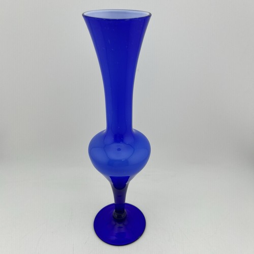 Vintage cobalt blue bud - cobalt,