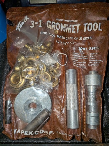 Tapex grommet tool kit 2 - kit, 1/2"