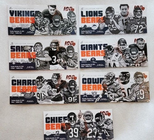2019 chicago bears - bears, stub