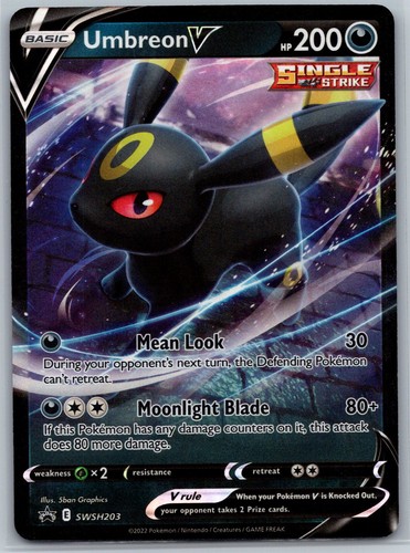 Umbreon holofoil promo swsh - v,