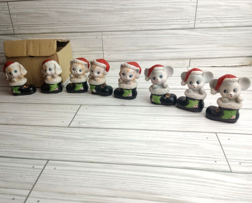 Homco ceramic christmas - homco,