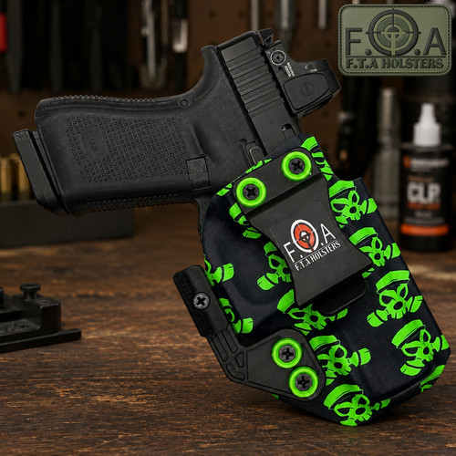 Skull gas mask zombie green - skull,