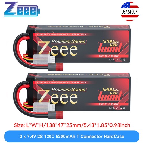 Zeee 120c 5200mah 2s - 120c,